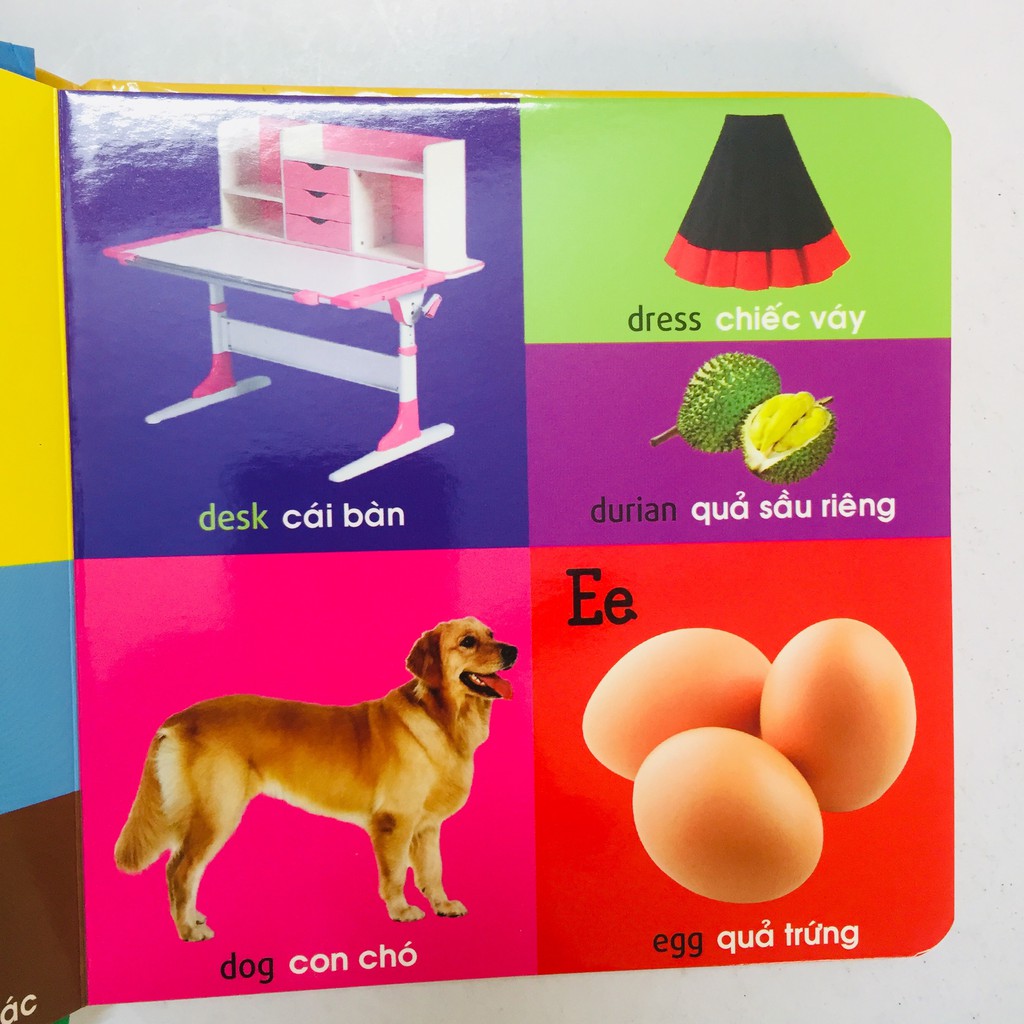 Ảnh Sách – 101 First Words 101 Từ Đầu Tiên: Thực vật - Giao thông - Bảng chữ cái - Hình dạng màu sắc - Đồ dùng thân thiết 4
