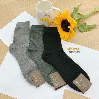 [MUA 2 TẶNG 1]Tất vớ nam cotton cổ cao Kikiya cao cấp Hàn Quốc M-C-029 (Chính Hãng)
