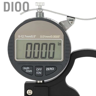 Dioo Máy Đo Độ Dày Điện Tử Dio 0-12.7mm Màn Hình LCD 0.01mm Đa Năng