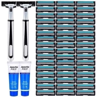 SÉT DAO CẠO RÂU KÈM 30 LƯỠI DAO THAY THẾ