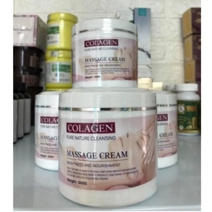 Kem Massage Da Mặt, Kem Massage Collagen Không Gây Bết Rít Giúp Dưỡng Da Tươi Trẻ, Khoẻ Mạnh, Hũ 500g, 1000g