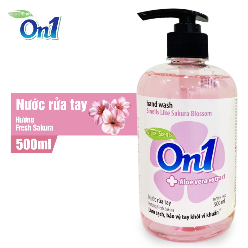 Ảnh Nước rửa tay sạch khuẩn 500ml hương Fresh Sakura RT506 Lixco Việt Nam 2