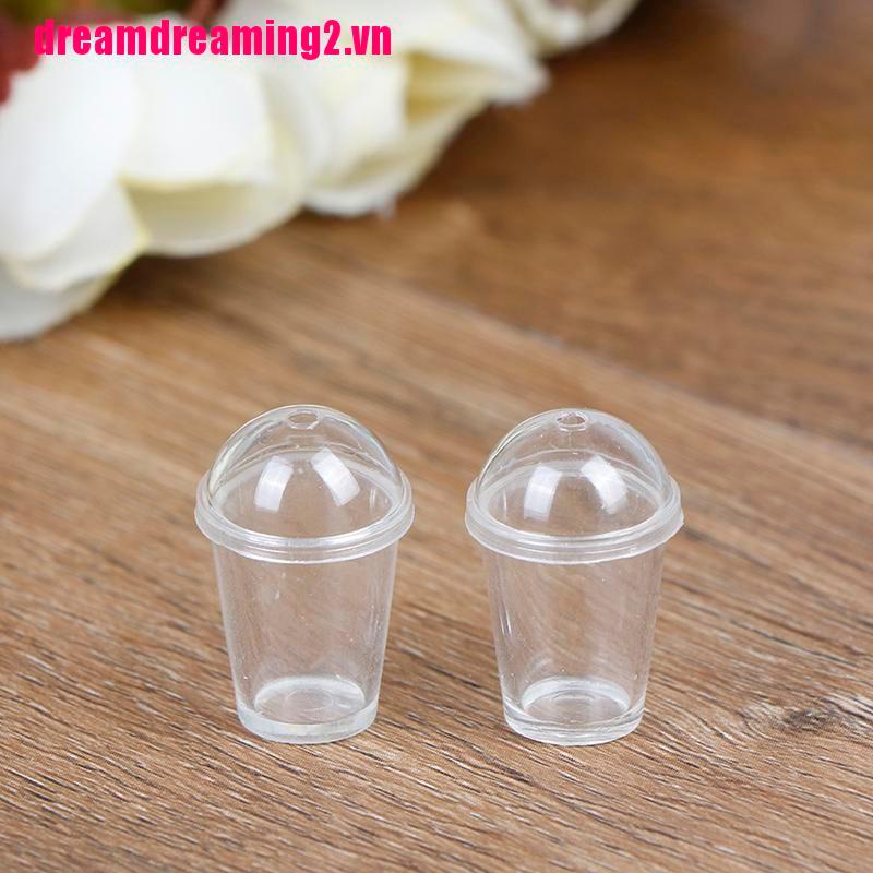 Bộ 2 Cốc Trà Sữa Tỷ Lệ 1: 12 Trang Trí Nhà Búp Bê
