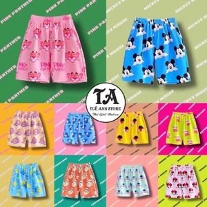 Quần Short lững hoạt hình Cartoon Unisex - Quần đùi nam nữ Freesize 38-68kg ảnh chụp thật tại TUEANHSTORE