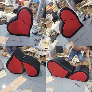Ghế Tình Yêu Gấp Gọn Ngụy Trang Hình Trái Tim Đẹp, Giữ Lửa Cho Các Cặp Đôi Yêu Nhau H-TY24