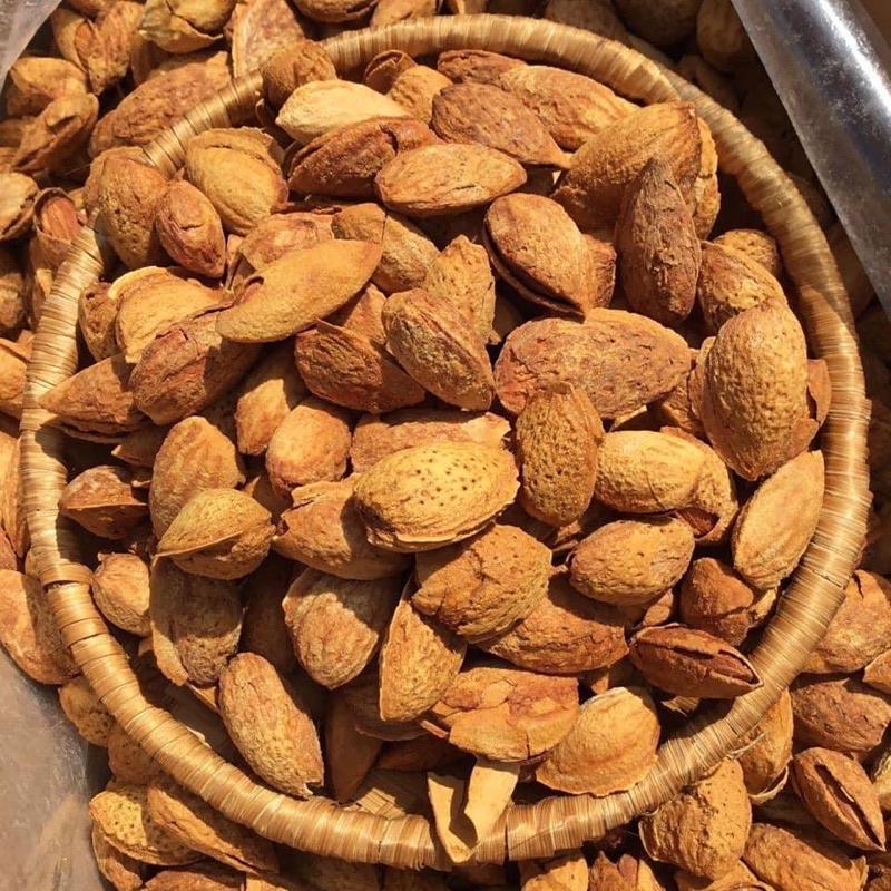 Hạnh Nhân Vỏ Rang Bơ Mỹ - hộp 400gr