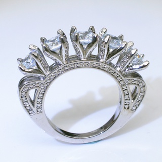 Nhẫn Zircon AAA sang trọng Nhiều kiểu