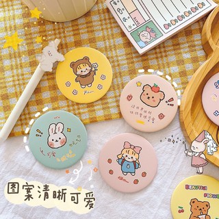 Gương Mini Trang Điểm Cầm Tay Tròn Nhỏ PK65GUONG