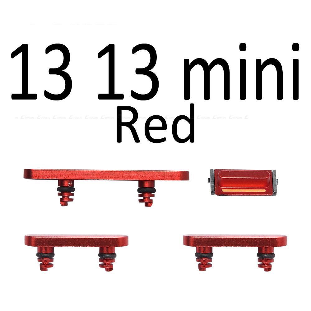 Bộ đầy đủ Nút bên tương thích cho IP 13 mini 13 Pro Max Bật nguồn Tắt khóa Nút công tắc âm lượng Tắt tiếng Bộ chìa khóa im lặng Thay thế các bộ phận