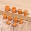 ESSENCEH 1 cặp gót cao chống trượt Hình tròn chống sốc có thể đeo được
