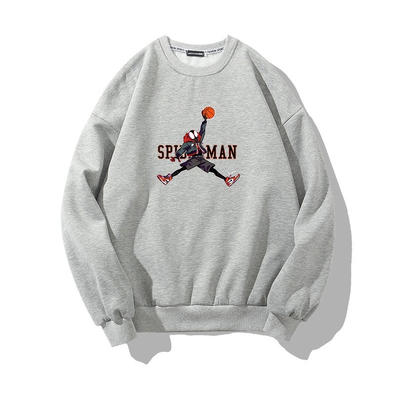 Áo Sweater HappyFamily SPIDERMAN Chất Cotton 100 Cao Cấp-3 Màu Trắng/Đen/Xám