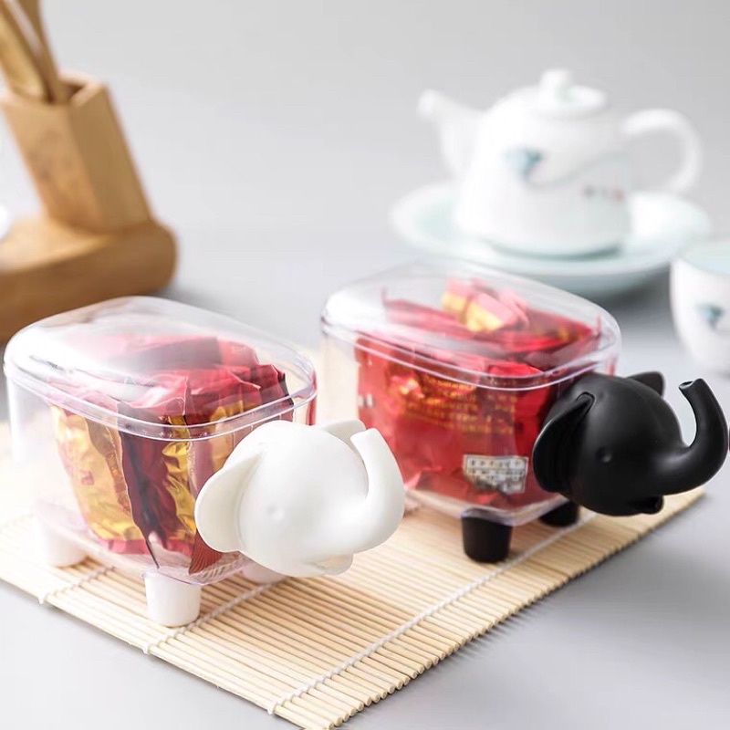 Hộp đựng bông tăm mini thiết kế hình thú dễ thương