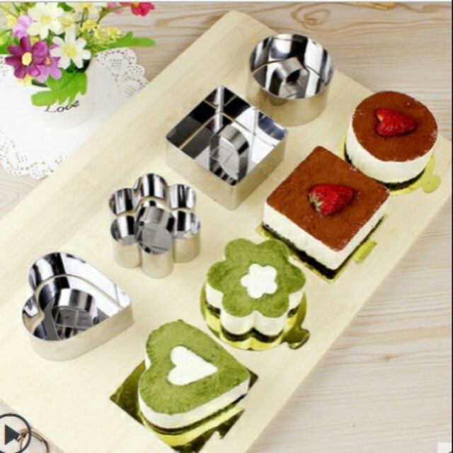 Khuôn ring mini inox sáng bóng 8cm (giá xả kho) | Shopee Việt Nam