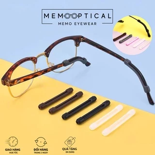 Đệm Cao Su Bọc Chân Gọng Kính Lớn Chống Rơi Trượt Mắt Kính,Miếng Bọc Càng Kính Êm Tai Memo Optical