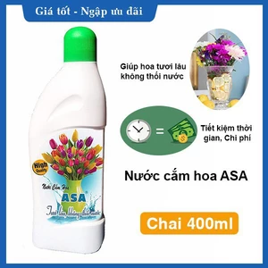 Nước cắm hoa Asa 400ml giữ hoa tươi lâu không hôi nước