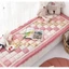 Đệm ghế quilting phong cách Hàn hoạ tiết hoa nhí vintage decor phòng cửa sổ thảm lót sàn gỗ cotton lenhome retro kiểu âu