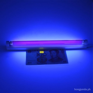 6W 8W BLB UV LED Đèn Đen T5 Ống UVA Tím Huỳnh Quang Đèn Tia Cực tím Phát Hiện Tiền Đảng Trang Trí Sân Khấu 110V 220