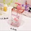 Bình Đựng Dầu Gội / Sữa Tắm Dạng Nhấn Trong Suốt Hình Hello Kitty 420ml