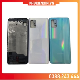 Bộ Vỏ Samsung Galaxy A71/ A715 Xanh Chính Hãng