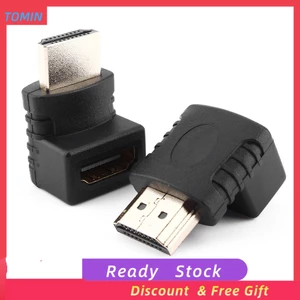 Tominihouse Bộ chuyển đổi góc mở rộng phải USB 270 độ từ đầu cắm sang cổng HDMI cho HDTV gia đình