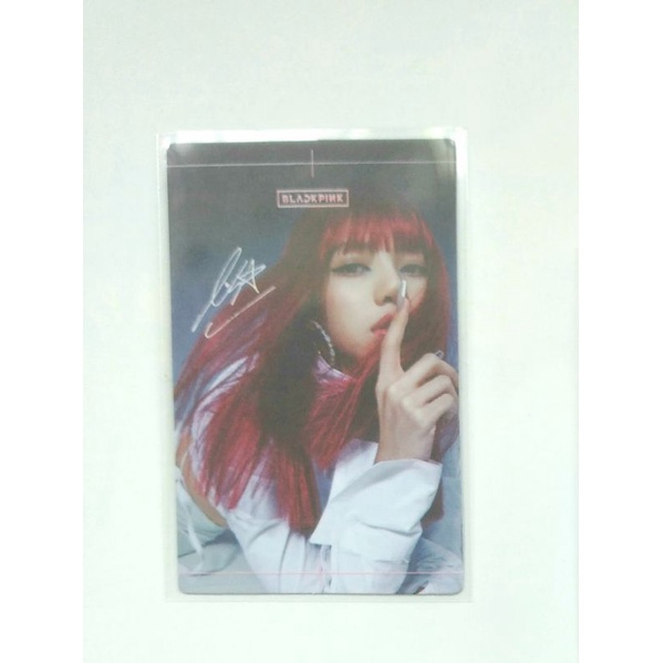 (official) card off Lisa Blackpink hylt đợt pre YG Thái chính hãng ...