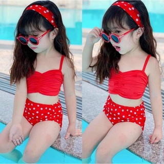 [15kg- 35kg ] [Mua 1 được 4 ] Set bơi 4 món cho bé gái. Chất đẹp