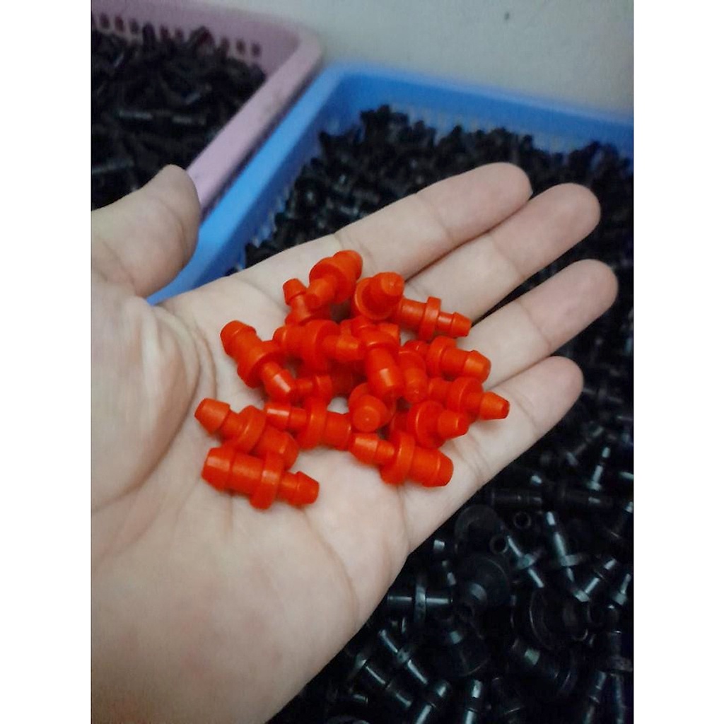 100 cái - Bịt ống pe/ldpe 6mm - 8mm, bịt ống cho hệ thống tưới