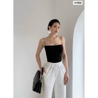 Áo 2 Dây Sợi Bún Có Mút Ngực