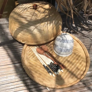 Lồng Bàn Mây Tre Đan Thủ Công, Cao Cấp/ Đa Dạng Kích Thước, Hình Dáng/ Decor Trang Trí Bếp Việt/ Quà Tặng Nhà Mới