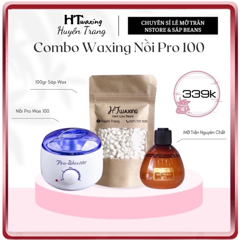 Combo Sáp Wax Lông Nồi Nấu Và Mỡ Trăn Siêu Tiết kiệm | Shopee Việt Nam