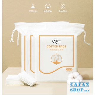 <FREESHIP> Bông tẩy trang cotton pad 3 lớp Lameila 222 miếng 100% bông tự nhiên