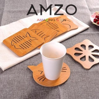 AMZO_MIẾNG LÓT NỒI BẰNG GỖ CÁCH NHIỆT CHỐNG TRƠN TRƯỢT TIỆN DỤNG NHIỀU HÌNH - GIAO NGẪU NHIÊN