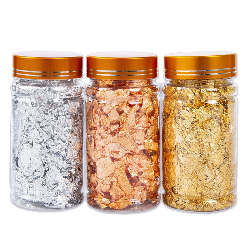 Set 3 Lá Vàng Phụ Kiện Làm Trang Sức Thủ Công