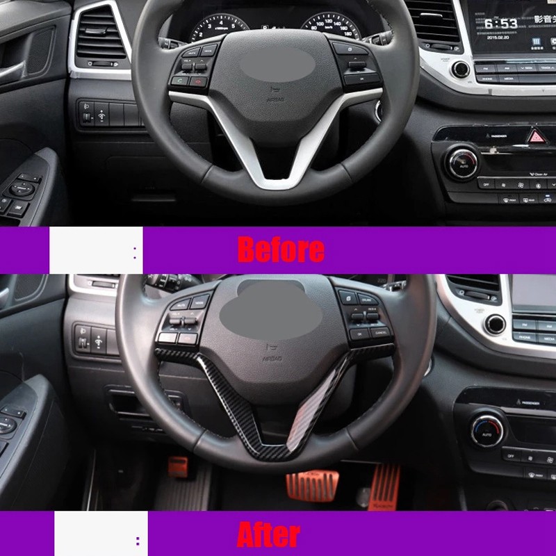 Ốp Trang Trí Vô Lăng Xe Hơi Chất Lượng Cao Cho Hyundai Tucson 3 2015-2019