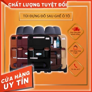 TÚI TREO DA CAO CẤP ĐỂ ĐỒ SAU GHẾ Ô TÔ - TIỆN LỢI - TIỆN NGHI - TIỆN DỤNG
