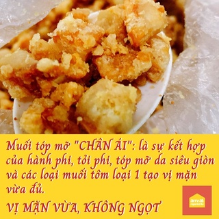(TẶNG BƠ 0Đ) COMBO BÁNH TRÁNG "CHÂN ÁI": 200g bánh tráng phơi sương dẻo + 100g MUỐI TÓP MỠ siêu đỉnh