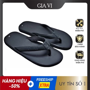 Dép Kẹp Nam Kiểu Đơn Giản In Thương Hiệu GIA VI - DK18