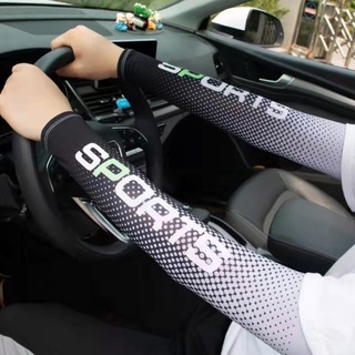 1 Cặp Găng Tay Dài Bằng Vải Lạnh Chống Nắng Tia UV Cho Hoạt Động Ngoài Trời