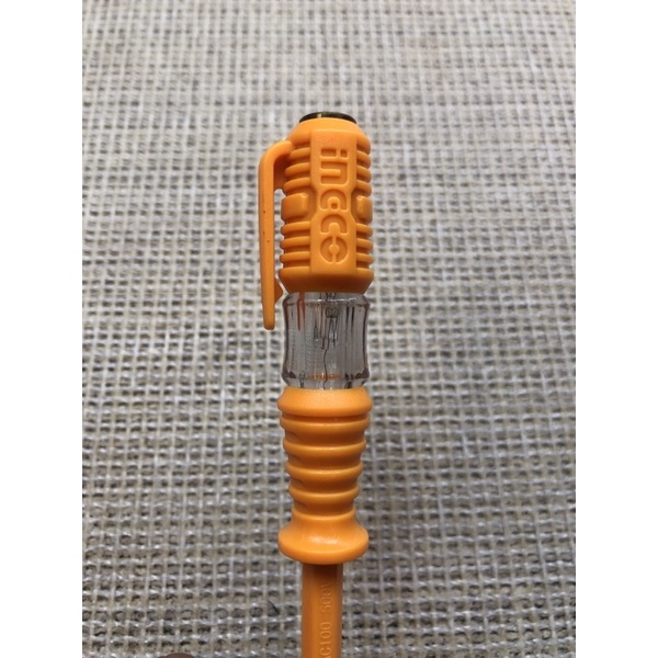Ảnh Bút thử điện nhỏ INGCO HSDT1408 điện áp AC 100-500V 2
