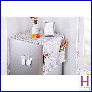 Tấm phủ tủ lạnh có túi đựng - chống thấm nước sáng sạch { H }