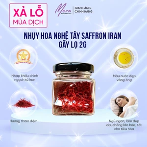 Nhụy hoa nghệ tây Saffron Iran 2Gr loại gãy