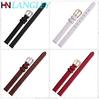 Dây Đeo Thay Thế Bằng Da Bò Thật Kích Thước 6 8 10 12 13 14 15 16 17mm Cho Nữ