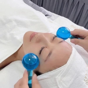 Quả Cầu lạnh massage mặt,đẩy tinh chất mát lạnh (1 cặp)
