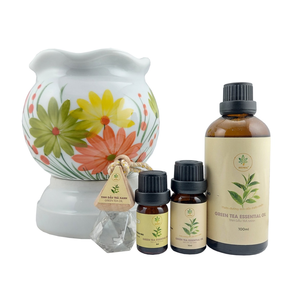 Mô tả Tinh dầu Trà xanh HEIWA nhập khẩu Ấn Độ có giấy kiểm định, dung tích 50ml - 1