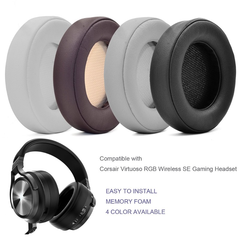 Miếng đệm tai nghe thay thế cho tai nghe gaming Corsair Virtuoso Rgb chất lượng