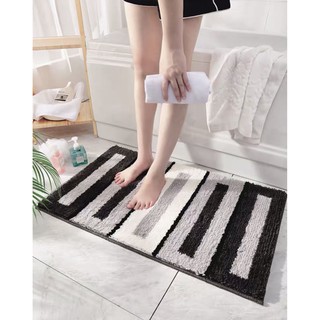 [H] Thảm chùi chân nhà tắm ZEHO cao cấp mềm mịn, siêu thấm, đế cao su non chống trơn trượt