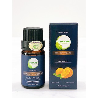 Tinh dầu thiên nhiên Caroline 10ml | Hương Cam Mỹ | Có kiểm nghiệm COA | Nhập khẩu Mỹ