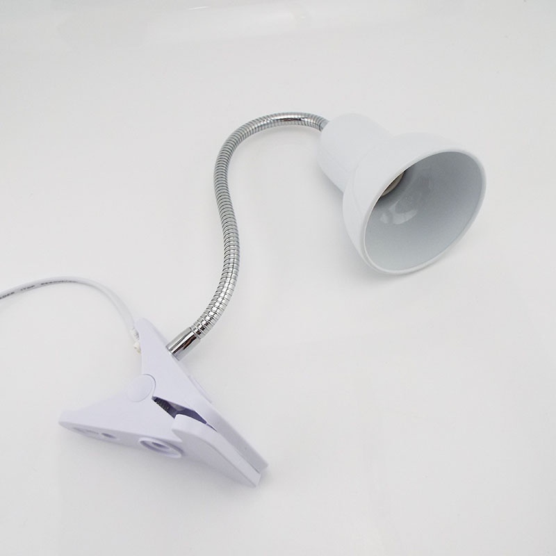Linh Hoạt E27 Bóng Đèn Đế Đèn Led Kẹp Bàn Đọc Sách Ổ Cắm Bật Tắt Công Tắc VN20B