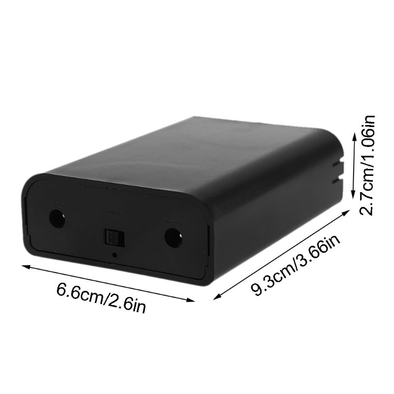 Hộp đựng 3 cục pin 18650 DIY sạc nguồn 12V cho router WiFi đèn LED
