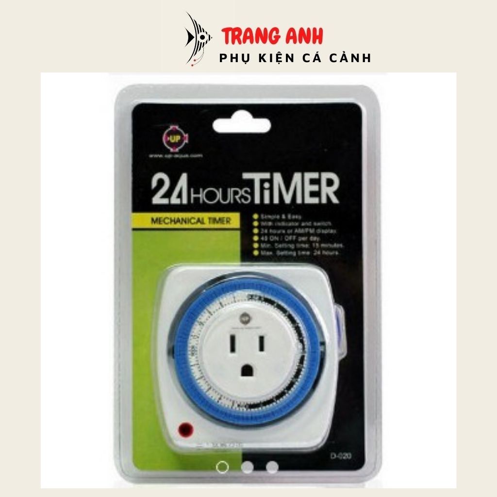 Ổ cắm hẹn giờ cơ Timer Up Aqua, Đồng hồ hẹn giờ bật tắt đèn tự động ...